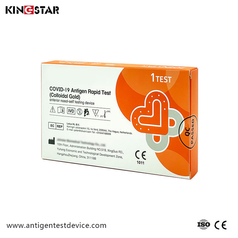 Anterior Nasal Covid-19 Selvtest Rask Antigen Test