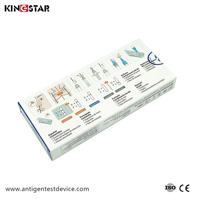 Covid-19 Self Test Sikker Innsamling Rapid Antigen Test